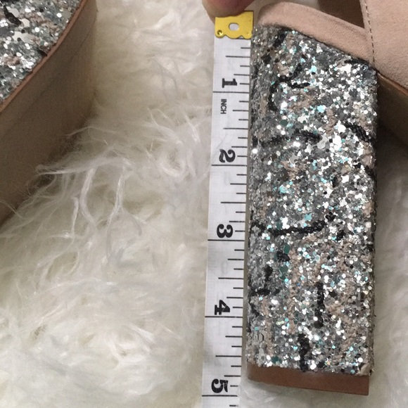 Mix No. 6 Chunky Heel Platform Suede Heel Sandals - Picture 3 of 7